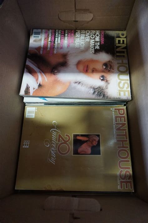 Lot Of 17 Vintage Penthouse Magazines From 1983 1999