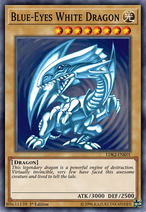 Blue Eyes White Dragon By Gena97 On Deviantart Yugioh Dragon Cards