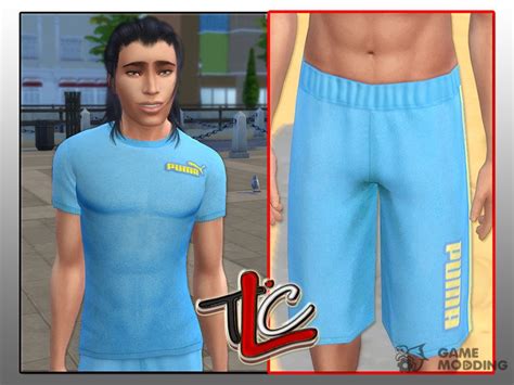 Athletic Puma Pack Set For Sims 4