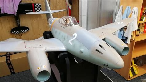 Freewing Me 262 Rc Schwalbe Bau Und 1 Stationärer Test Youtube