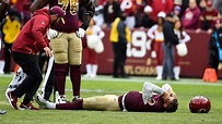 Redskins' Alex Smith says he's 'lucky to be alive' after leg injury