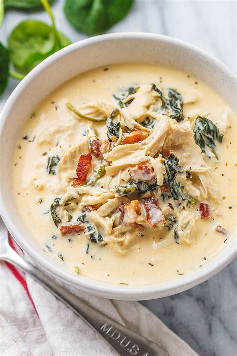 While your chicken cooks, make any side dishes on the stovetop or in the oven—you'll have dinner done in no time. Instant Pot Crack Chicken Soup Recipe with Spinach, Cream ...