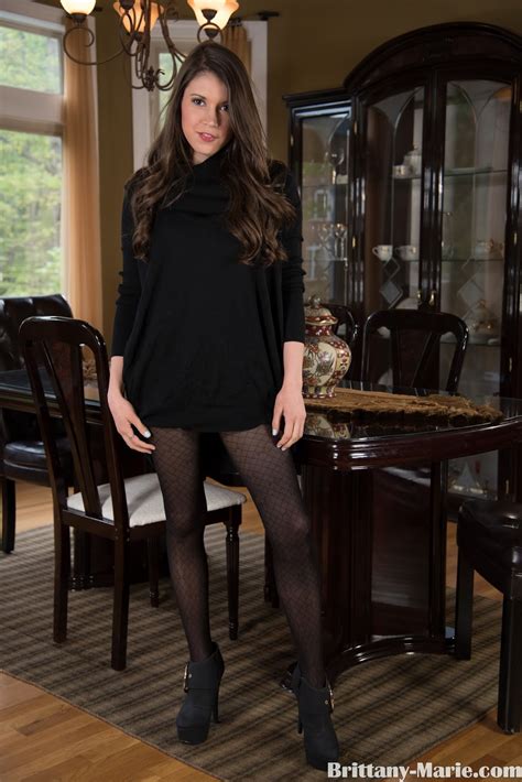 brittany marie sensual pantyhose