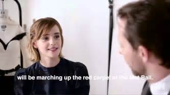 Emma Watson Explains Why She Wore Trash On The Red Carpet YouTube