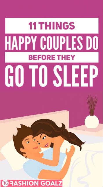 11 Things Happy Couples Do Before They Go To Sleep