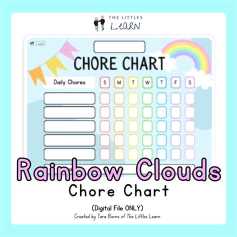 Chore Charts And Routine The Littles Learn