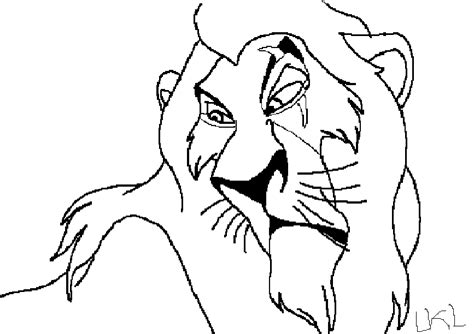 Enjoy coloring this scary scar coloring page for free. Simba E Scar - AZ Colorare