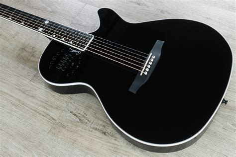 Godin Guitars Multiac Steel Doyle Dykes Signature Edition Electric Acoustic Guitar Black Hg