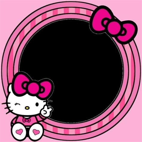 Hello Kitty Big Bow Frame Hello Kitty Pictures Hello Kitty Wallpaper