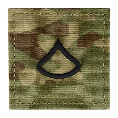 Multicam Ocp Rank Insignia With Fastener Private First Class Wantitall