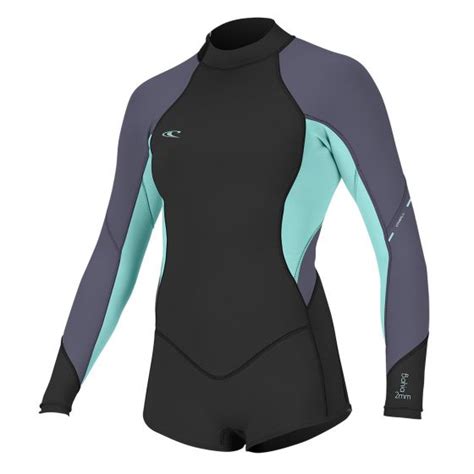 Oneill Bahia 21mm Womens Long Sleeve Shorty Wetsuit Sorted Surf Shop