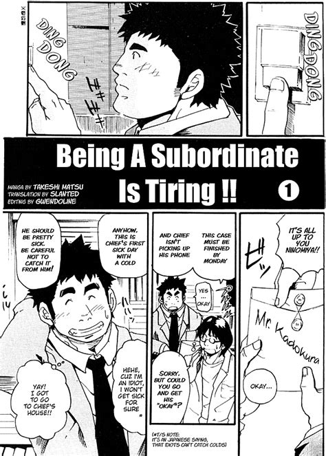Read Takeshi Matsu Being A Subordinate Is Tiring Part English