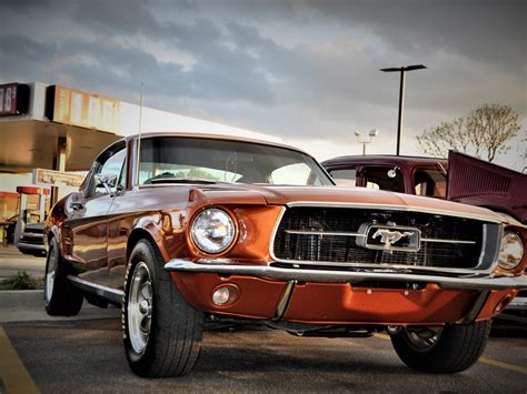 Desktop Wallpaper Front Ford Mustang Muscle Car Hd Image Picture