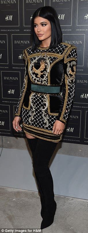 Kylie Jenner Steals The Spotlight In Mini Dress At Balmain Show In Nyc