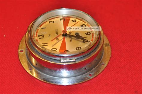 Mechanische Schiffsuhr B Rk Nautik Der Bundeswehr Marine Navy Chronometer