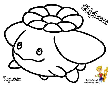 Coloring pages tv series coloring pages pokemon diamond. Fired Up Coloring Pokemon | Bellossom - Slowking | Free ...