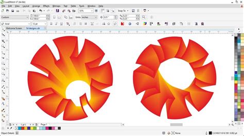 3d Designs In Corel Draw Corel Draw Tutorials For Beginners Youtube