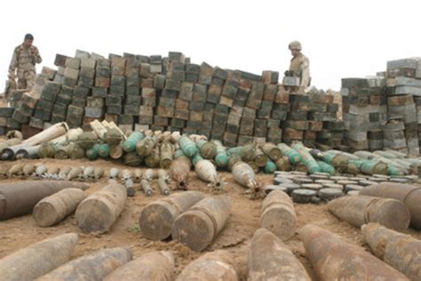 Artillery Shells Mortar Rounds Land Mines And Thousands Of Rounds Of