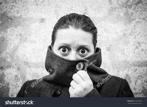 Weird Girl Covered Scary Look Stock Photo 272810585 Shutterstock