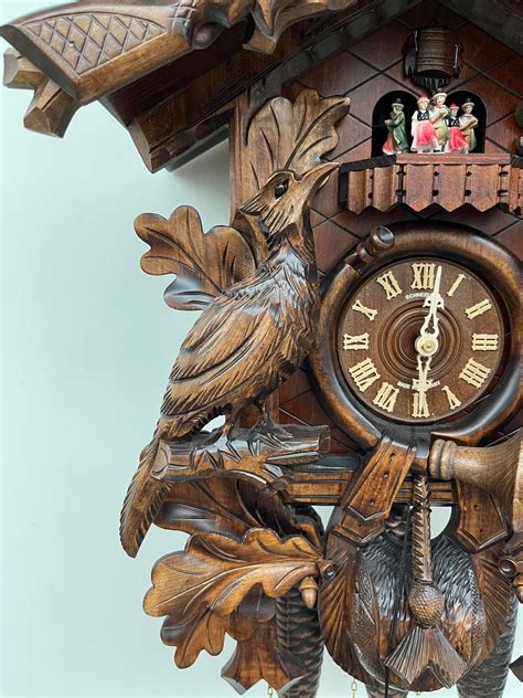 Anton Schneider Hunter Cuckoo Clock 8tmt2959 Mcguiresclocks