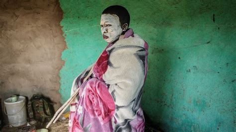 LA PHOTO Afrique du Sud circoncision traditionnelle un rituel vénéré