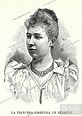 Portrait of Princess Joséphine Caroline of Belgium (1872-1958) was the ...