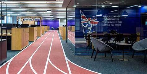 Custom Athletics Track For Office Environment Tvs Sports