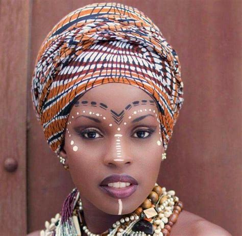 Tradition African Tribal Makeup African Beauty African Queen Natural