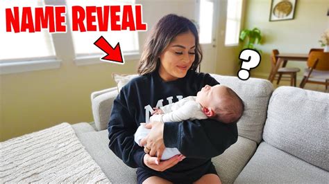 Our Official Baby Name Reveal Youtube