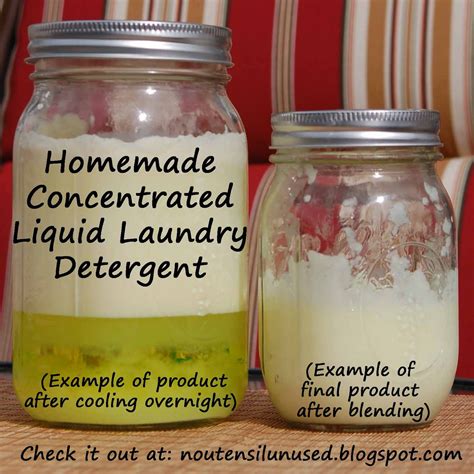 Homemade Concentrated Liquid Laundry Detergent Recipe No Utensil Unused