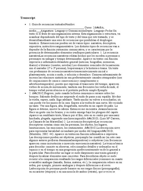 Pdf Gu A De Secuencias Textuales Dokumen Tips