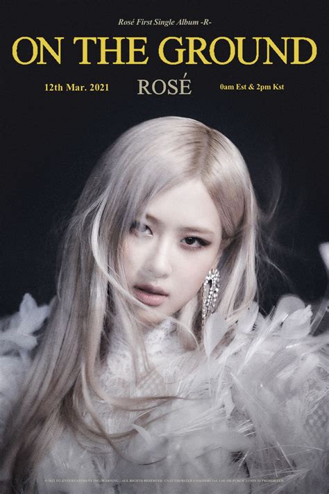 Blackpink Rosé In 2021 Blackpink Rose Blackpink Blackpink Poster