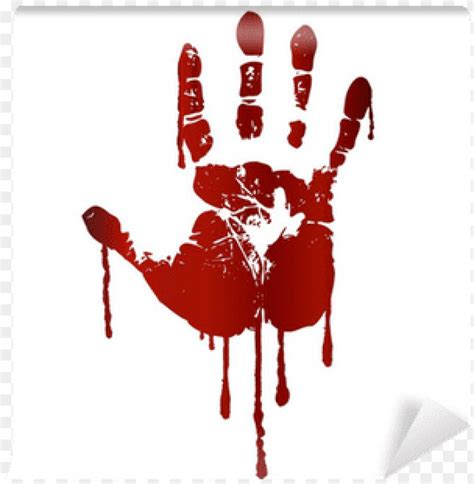 Bloody Hand Print Png Image With Transparent Background Toppng