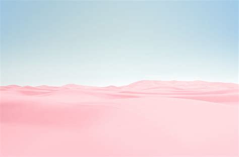 Pink Desert Blue Sky Ultra Cute Landscape Desert Background