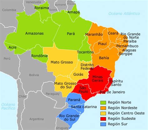 Mapa De Brasil Completo Mapa De Rios