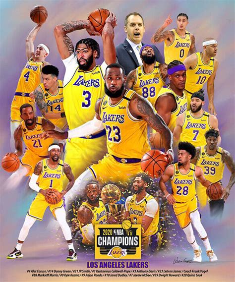 Lakers Roster 2020 Los Angeles Lakers Are The 2020 Nba Champions