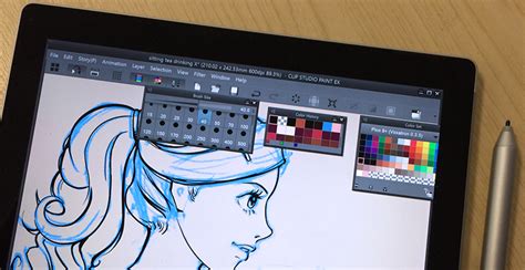 Manga Studio Surface Pro 4 Manga