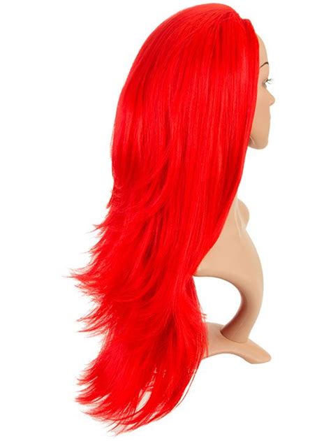 Angelina Long Reversible Wig Straight And Flick In Red Koko Latest In