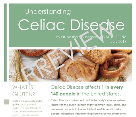 Understanding Celiac Disease Handout — Flatirons Integrative Health