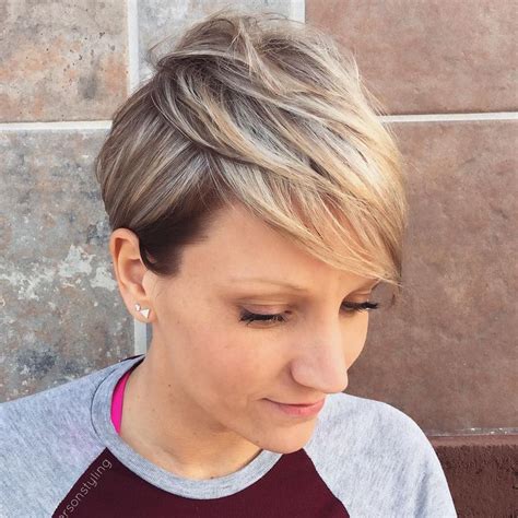 Pixie Tuck Behind The Ear By Arizona Hairstylist Short Hair Style