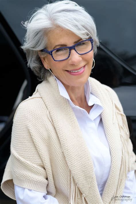 One of short hairstyles for women over 60 with glasses is shaggy cut with choppy bangs. 9 Most beautiful Short Hairstyles for Women with Grey Hair ...