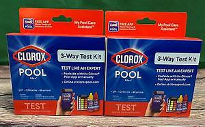 Lot Of 2 Clorox Pool And Spa 3 Way Test Kit Water Tests For Ph Chlorine