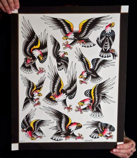 Eagle Print Pork Chop Sheet Flash Sheet Braden Kendall 16 X 20 Fine