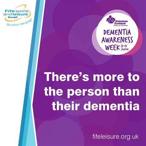 Dementia Awareness Week Fife Sports And Leisure Trust