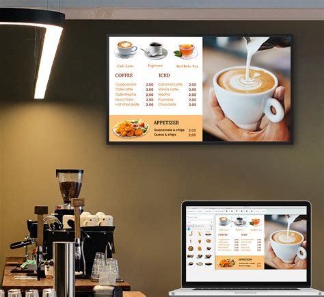 Digital Menu Boards Free Templates For All Types Of Restaurant