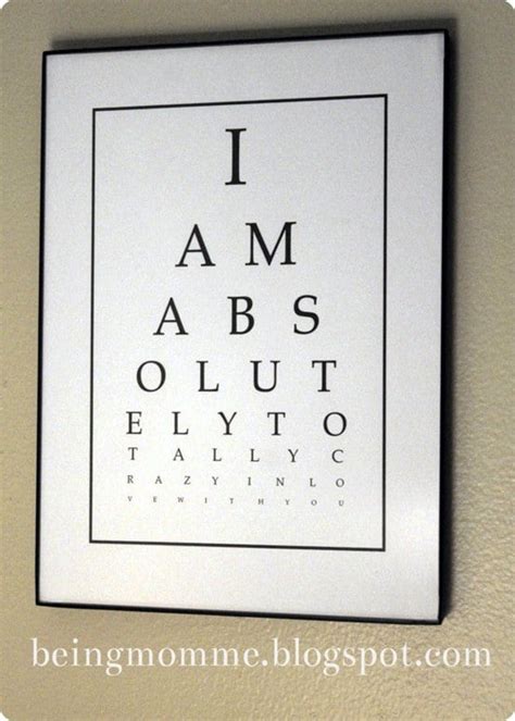 Eye Chart Wall Art