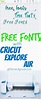 Cricut Explore Air- Free Fonts - Glitter and Graze