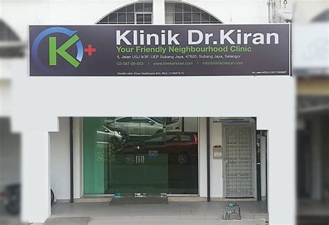 Klinik kesehatan universitas padjadjaran didirikan untuk memberikan pelayanan kesehatan kepada civitas akademika unpad (pimpinan universitas, guru besar, guru besar emeritus, dosen, pegawai & mahasiswa) dan masyarakat pada umumnya. Klinik Dr. Kiran in Subang Jaya, Malaysia