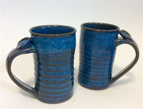 Extra Large Coffee Mug Tall Ceramic Mug Stoneware Pottery