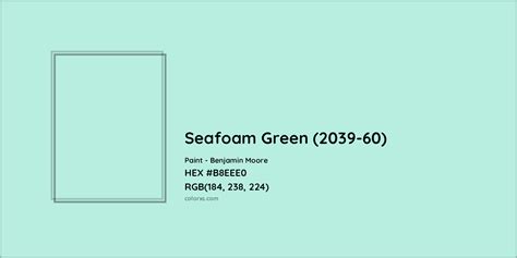 Seafoam Green 2039 60 Complementary Or Opposite Color Name And Code